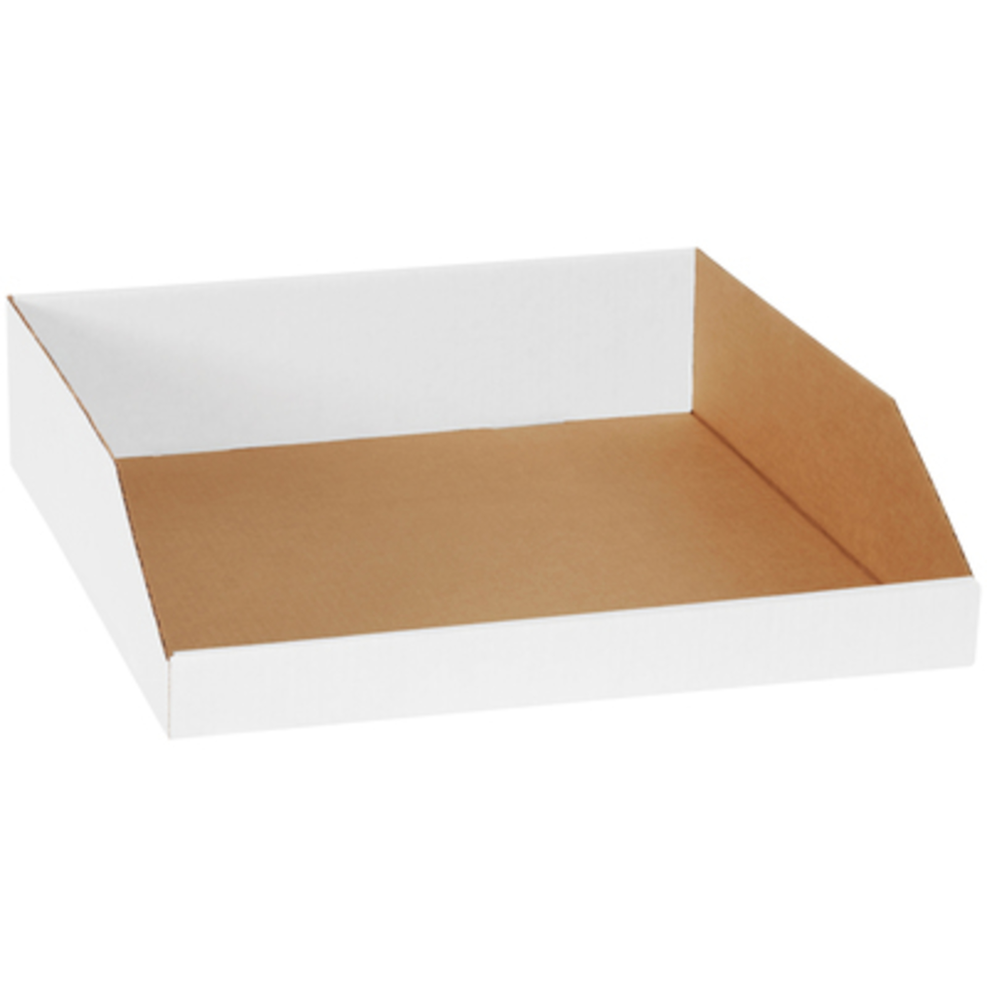 18 x 18 x 4 1/2in. White Bin Boxes 50/CS, Height 4.5 in, Width 18 in, Bins Included (qty.) 50 Model# BINEB1818